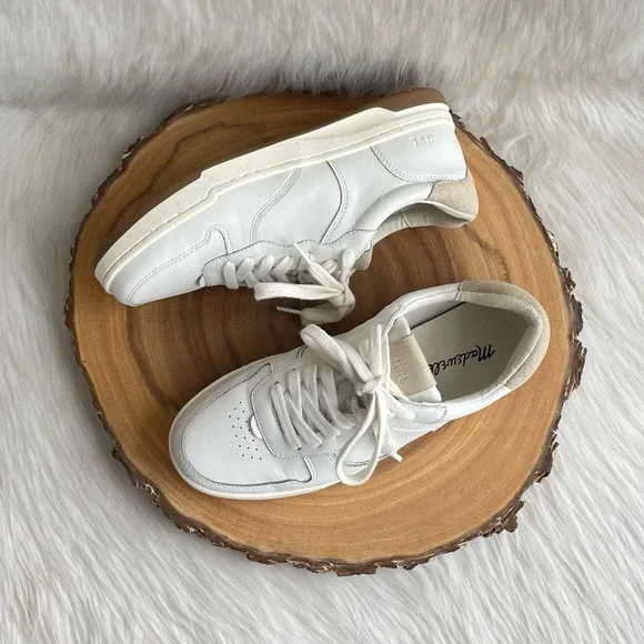 LIKE NEW Madewell leather court sneakers - Picture 12 of 14